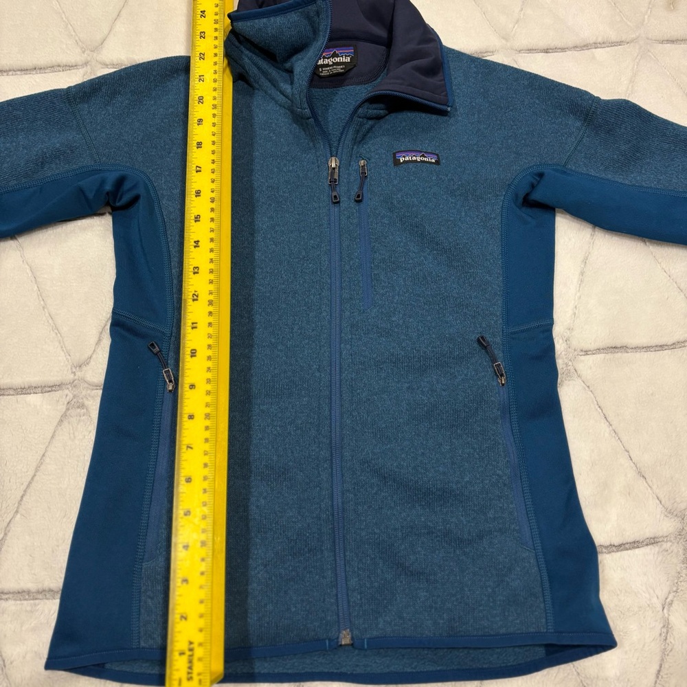 Patagonia Women’s Small Performance Better Sweater Hoody Blue Full Zip Outdoor - Picture 6 of 8